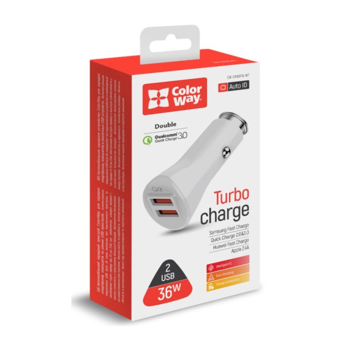 Зарядний пристрій ColorWay 2USB Quick Charge 3.0 (36W (CW-CHA011Q-WT) 98_98.jpg - фото 4