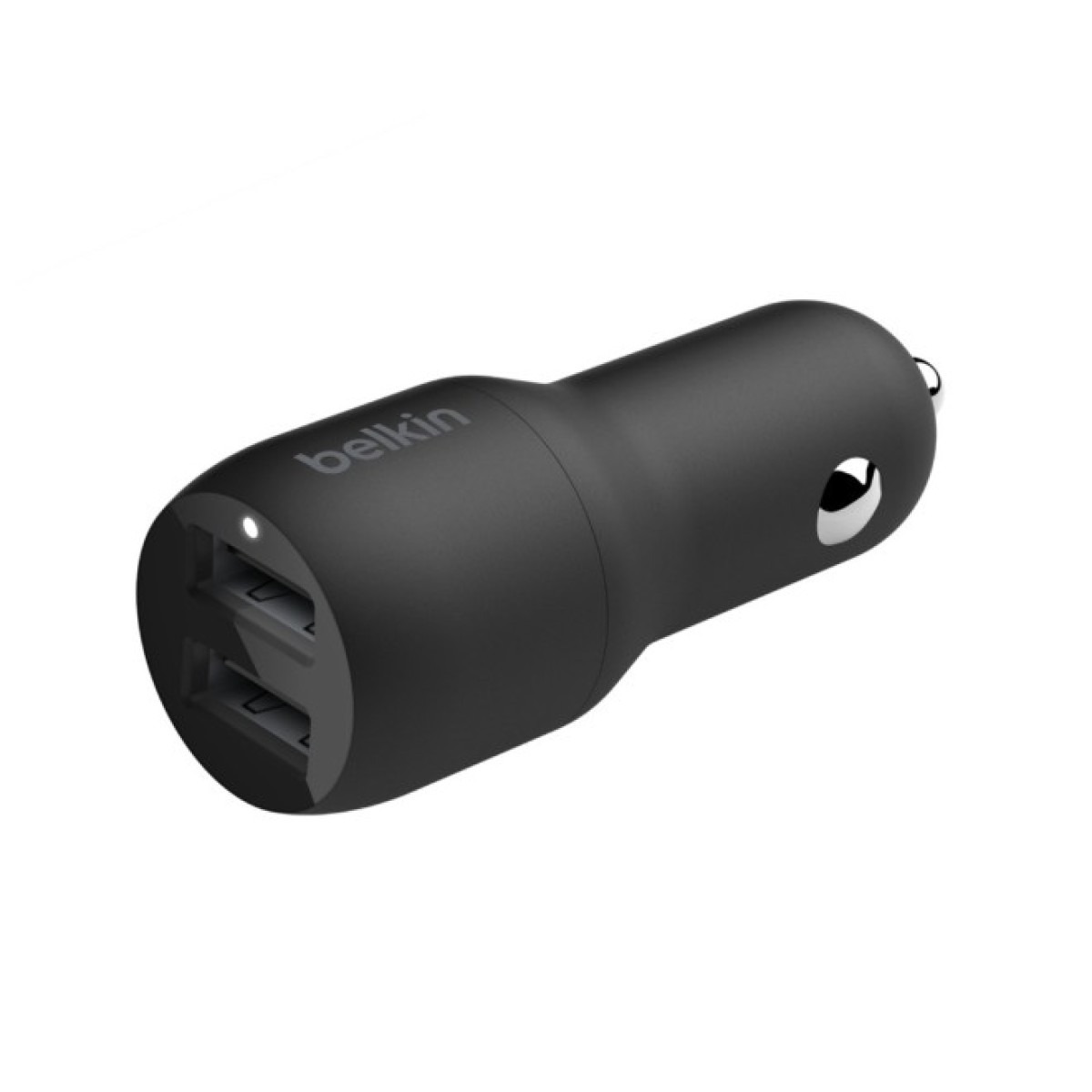 Зарядний пристрій Belkin Car Charger (24W) Dual USB-A, USB-A - Lightning, 1m, black (CCD001BT1MBK) 98_98.jpg - фото 1