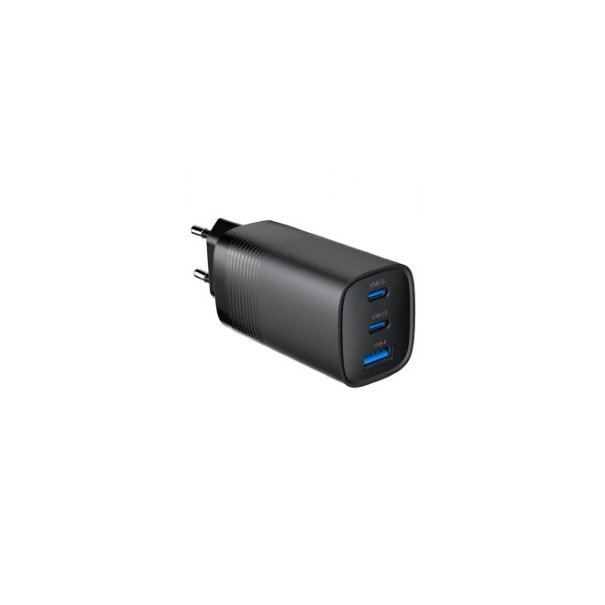 Зарядний пристрій Gembird USB-A + 2xType-C (PD18W + QC3.0 27W) black (TA-UC-PDQC65-01-BK) 98_98.jpg - фото 3