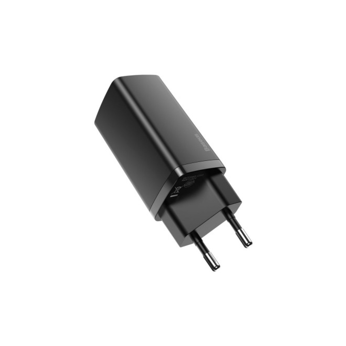 Зарядний пристрій Baseus 2xUSB 65W GaN (USB-C+USB-A) black (CCGAN2L-B01) 98_98.jpg - фото 3