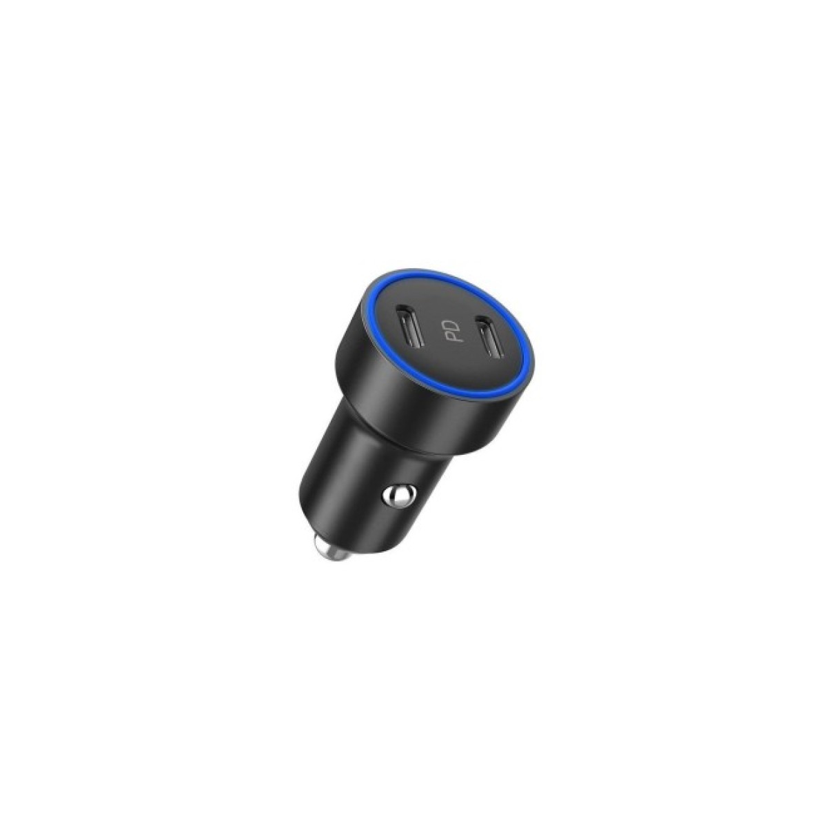 Зарядний пристрій Choetech car 2хUSB-C 40W PD black (С0054-BK) 256_256.jpg