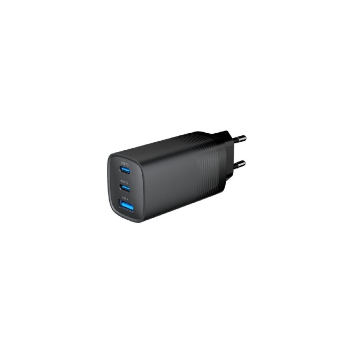 Зарядний пристрій Gembird USB-A + 2xType-C (PD18W + QC3.0 27W) black (TA-UC-PDQC65-01-BK) 98_98.jpg - фото 1
