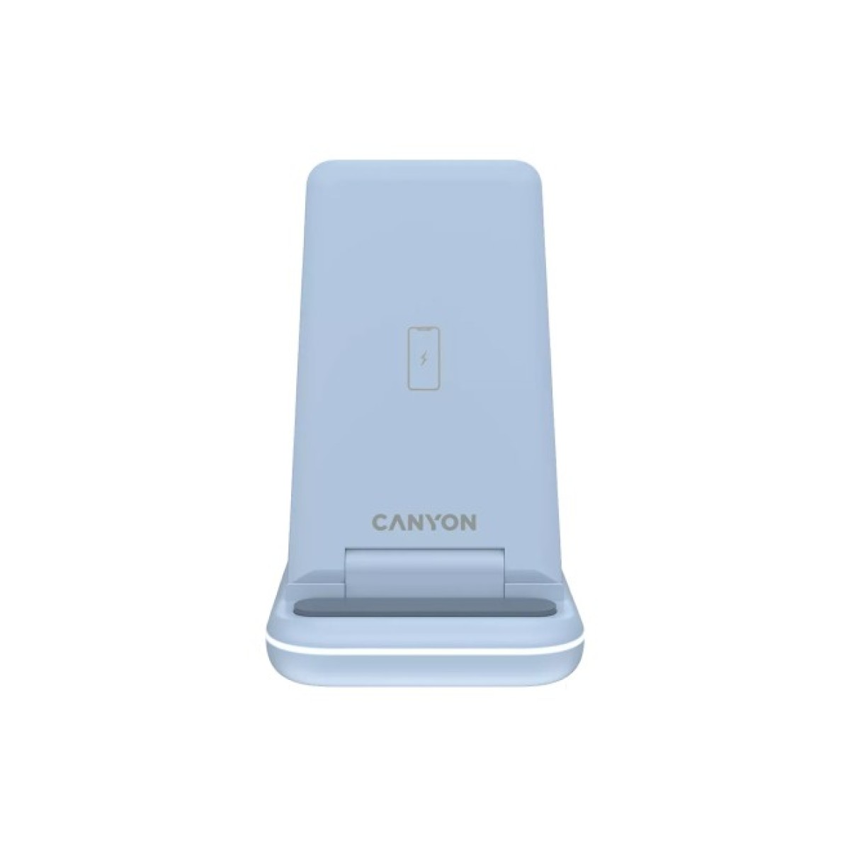 Зарядное устройство Canyon WS-304 Foldable 3in1 Wireless charger Blue (CNS-WCS304BL) 98_98.jpg - фото 4