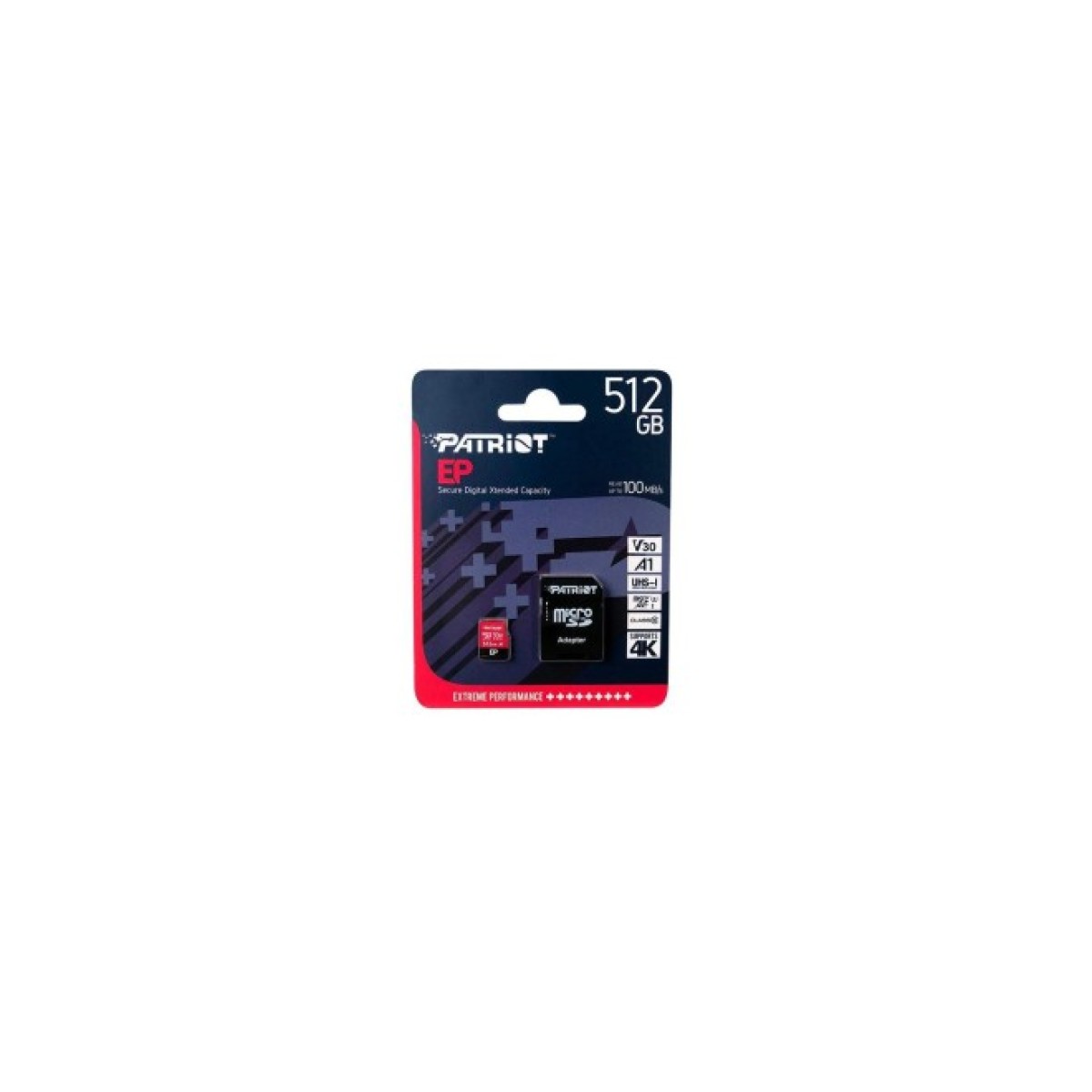 Карта памяти Patriot 512GB microSD class 10 UHS-I U3 (PEF512GEP31MCX) 98_98.jpg - фото 2