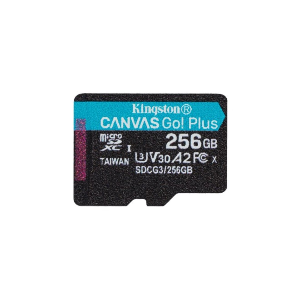 Карта пам'яті Kingston 256GB microSDXC class 10 A2 U3 V30 Canvas Go Plus (SDCG3/256GBSP) 98_98.jpg - фото 1