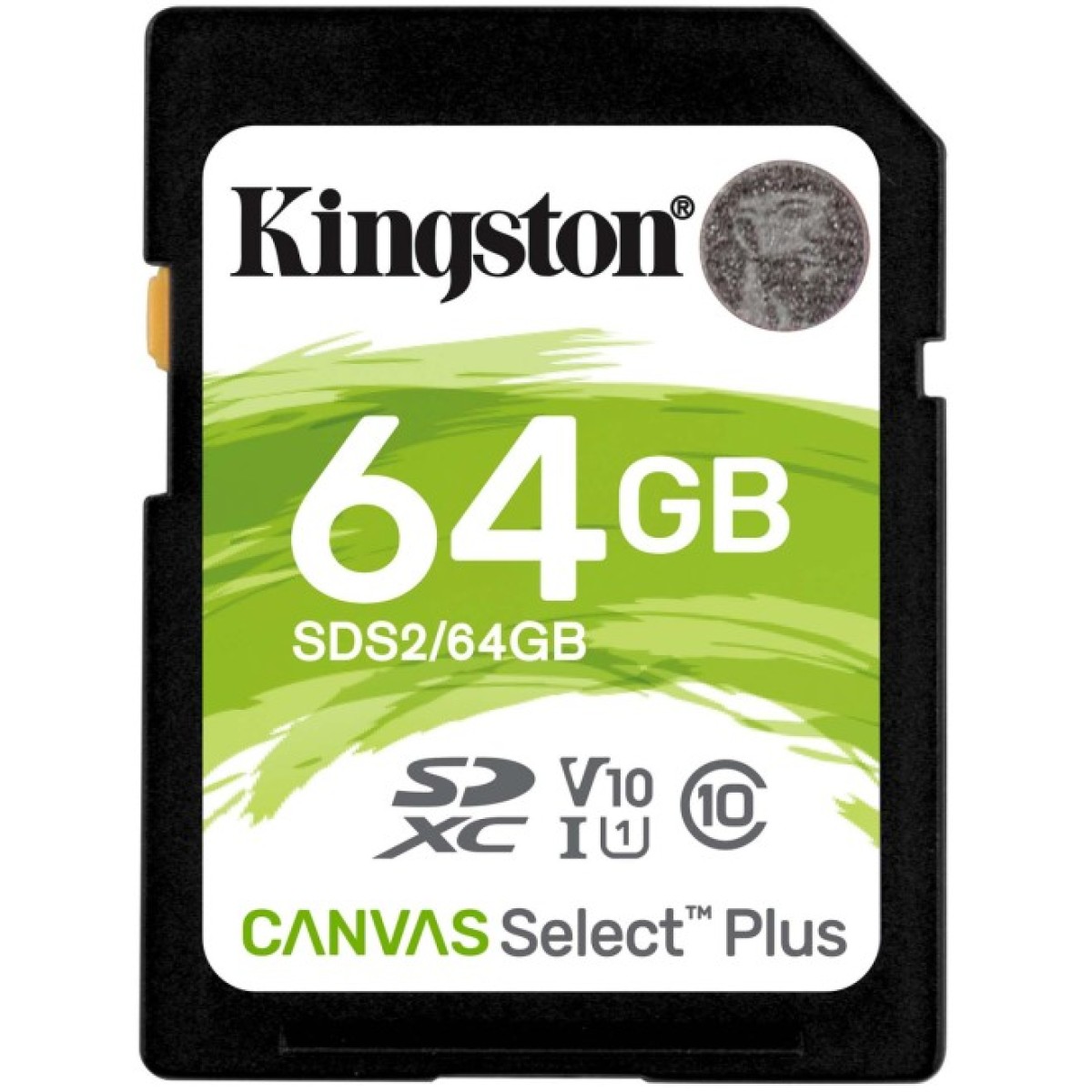Карта пам'яті Kingston 64GB SDXC class 10 UHS-I U3 Canvas Select Plus (SDS2/64GB) 256_256.jpg