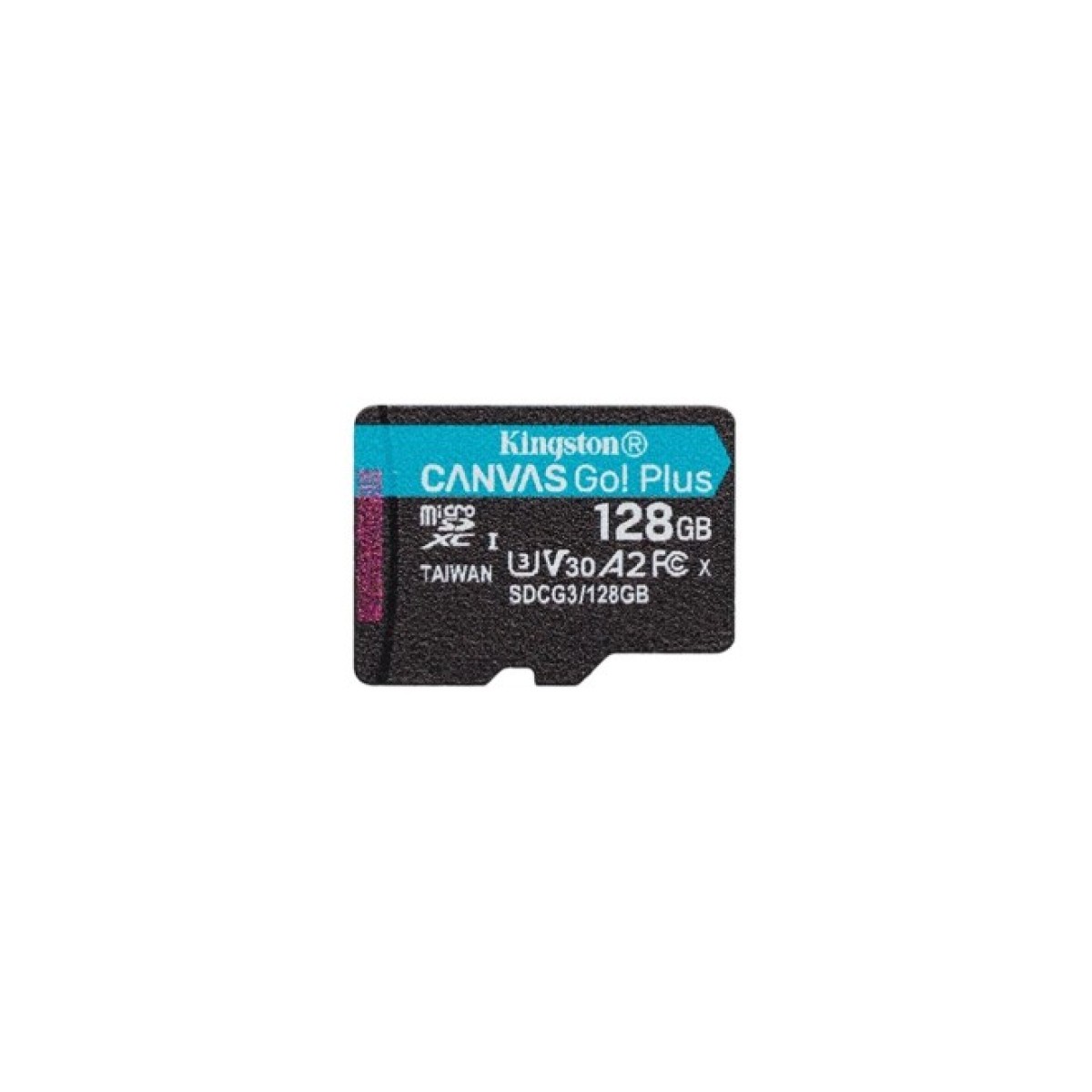 Карта памяти Kingston 128GB microSD class 10 UHS-I U3 A2 Canvas Go Plus (SDCG3/128GBSP) 98_98.jpg - фото 1