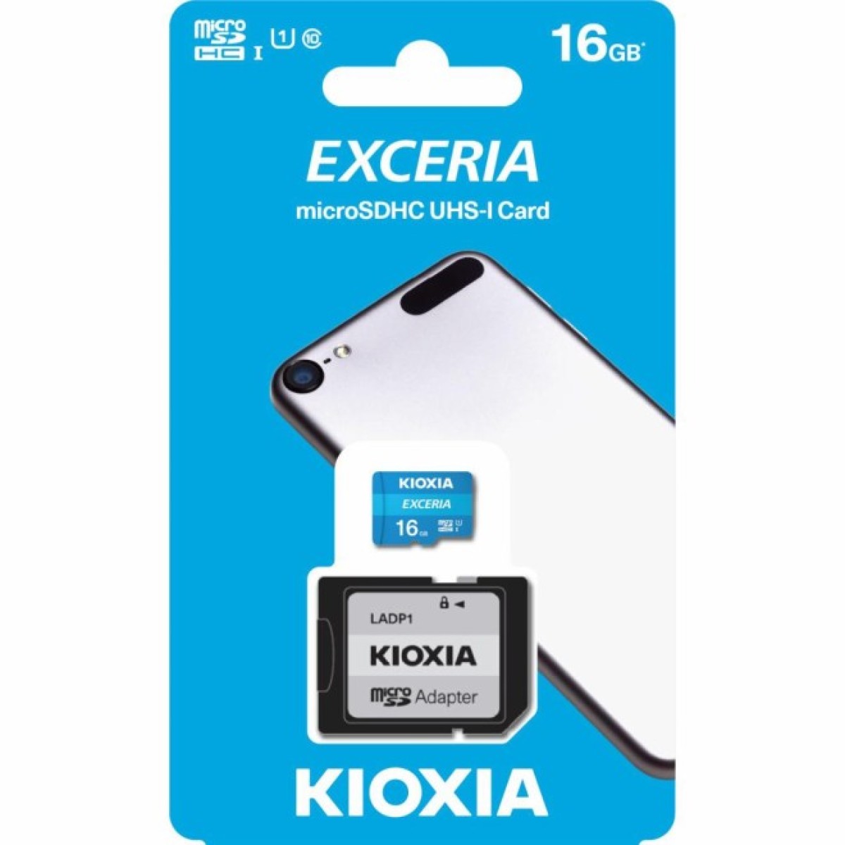 Карта пам'яті Kioxia 16GB microSDHC class 10 UHS-I Exceria (LMEX1L016GG2) 98_98.jpg - фото 2