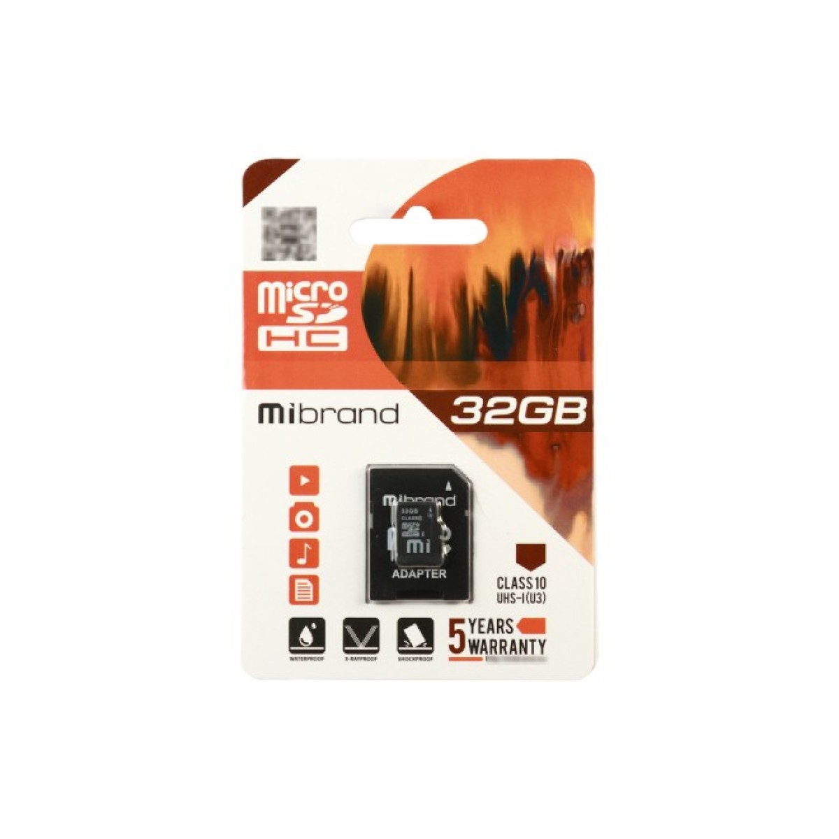 Карта памяти Mibrand 32GB microSD class 10 UHS-I U3 (MICDHU3/32GB-A) 256_256.jpg
