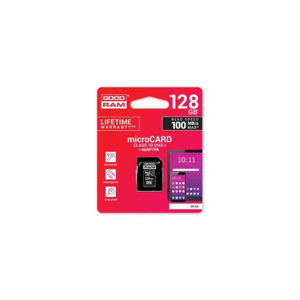 Карта пам'яті Goodram 128GB microSDXC class 10 UHS-I (M1AA-1280R12) 98_98.jpg - фото 5