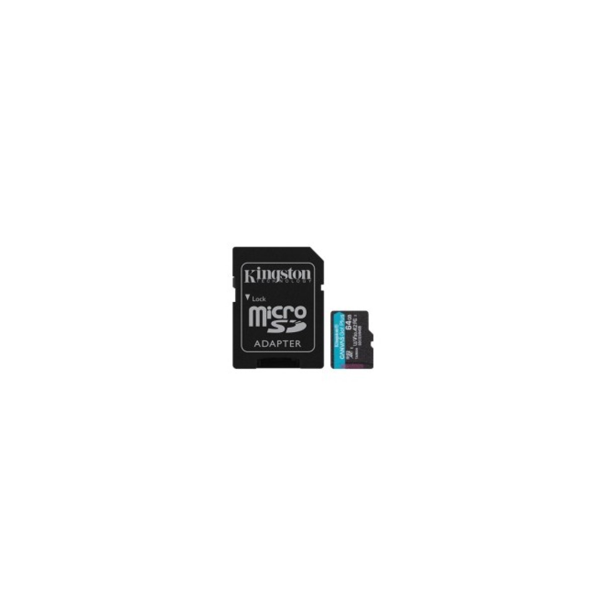 Карта памяти Kingston 64GB microSDXC class 10 UHS-I U3 A2 Canvas Go Plus (SDCG3/64GB) 256_256.jpg