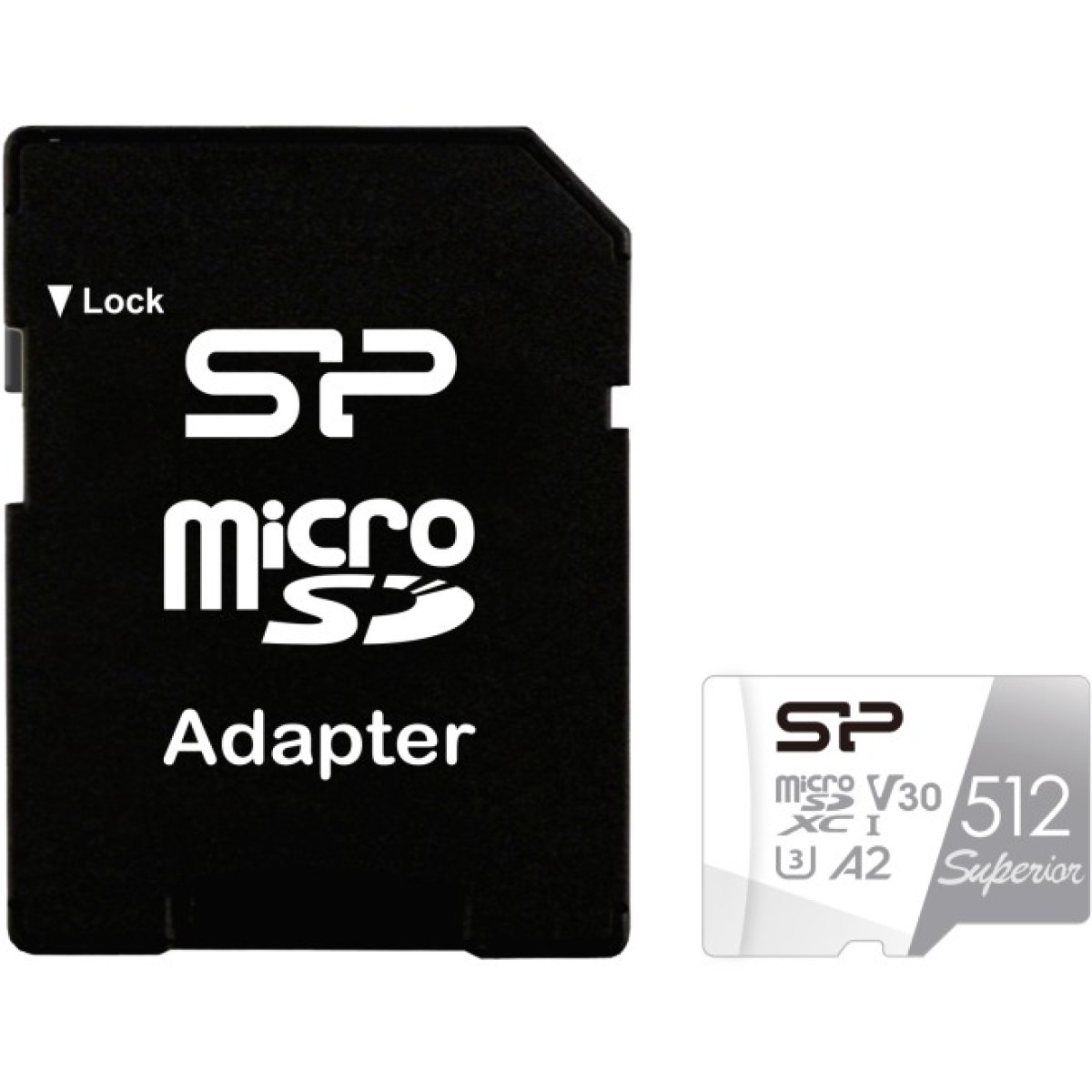 Карта пам'яті Silicon Power 512Gb microSDXC class10 UHS-I Superior Color 100R/80W+adapt (SP512GBSTXDA2V20SP) 98_98.jpg - фото 2