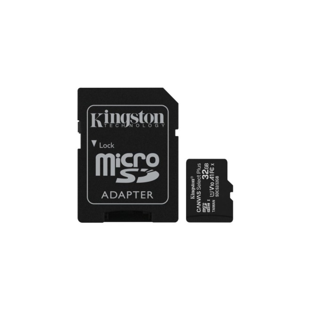 Карта пам'яті Kingston 2x32GB microSD class 10 U1 V10 A1 Canvas Select Plus (SDCS2/32GB-2P1A) 256_256.jpg