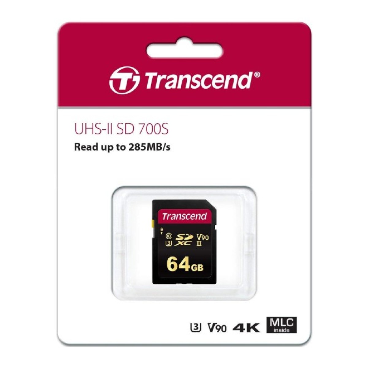 Карта пам'яті Transcend 64GB SDXC class 10 UHS-II U3 V90 MLC (TS64GSDC700S) 98_98.jpg - фото 2