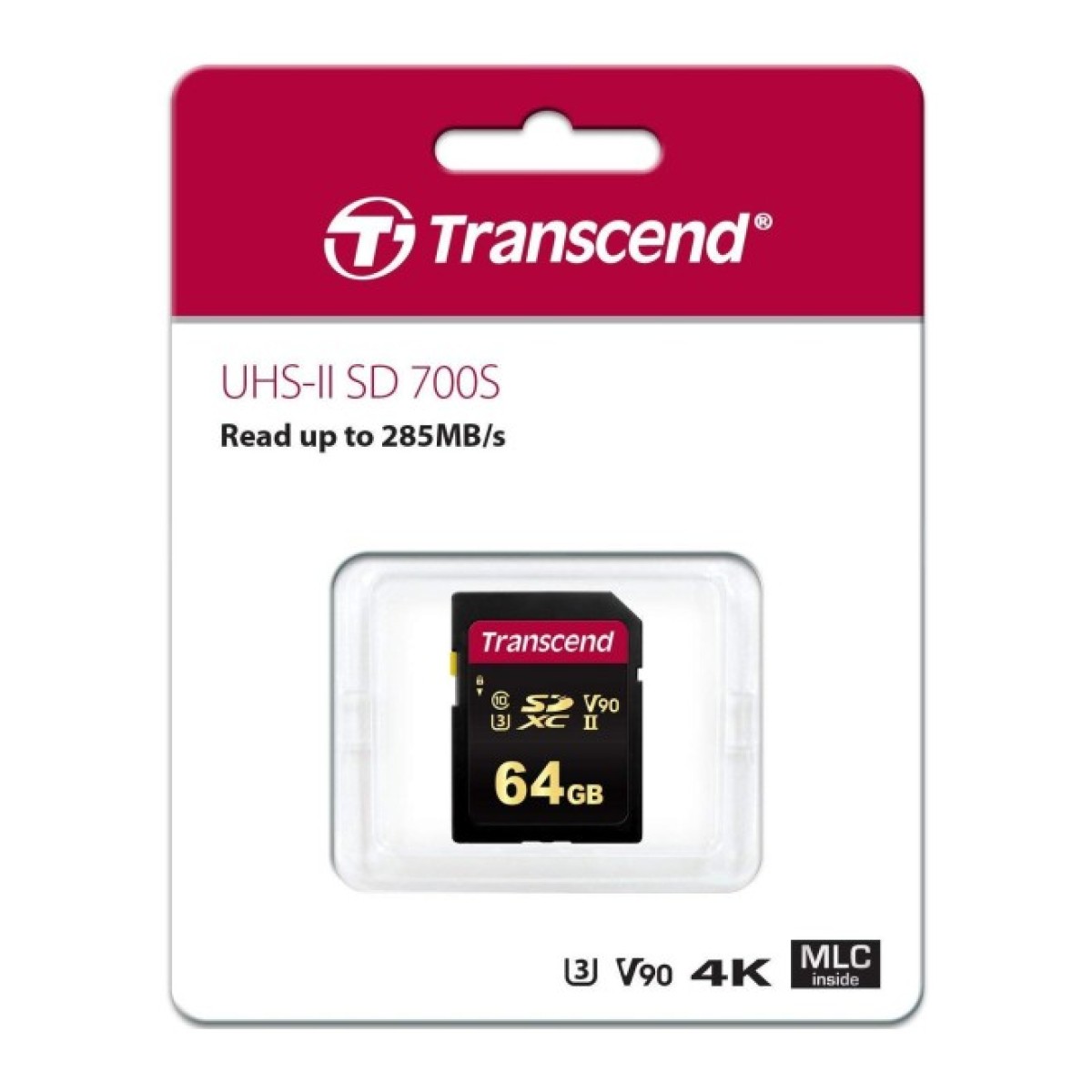 Карта памяти Transcend 64GB SDXC class 10 UHS-II U3 V90 MLC (TS64GSDC700S) 98_98.jpg - фото 2