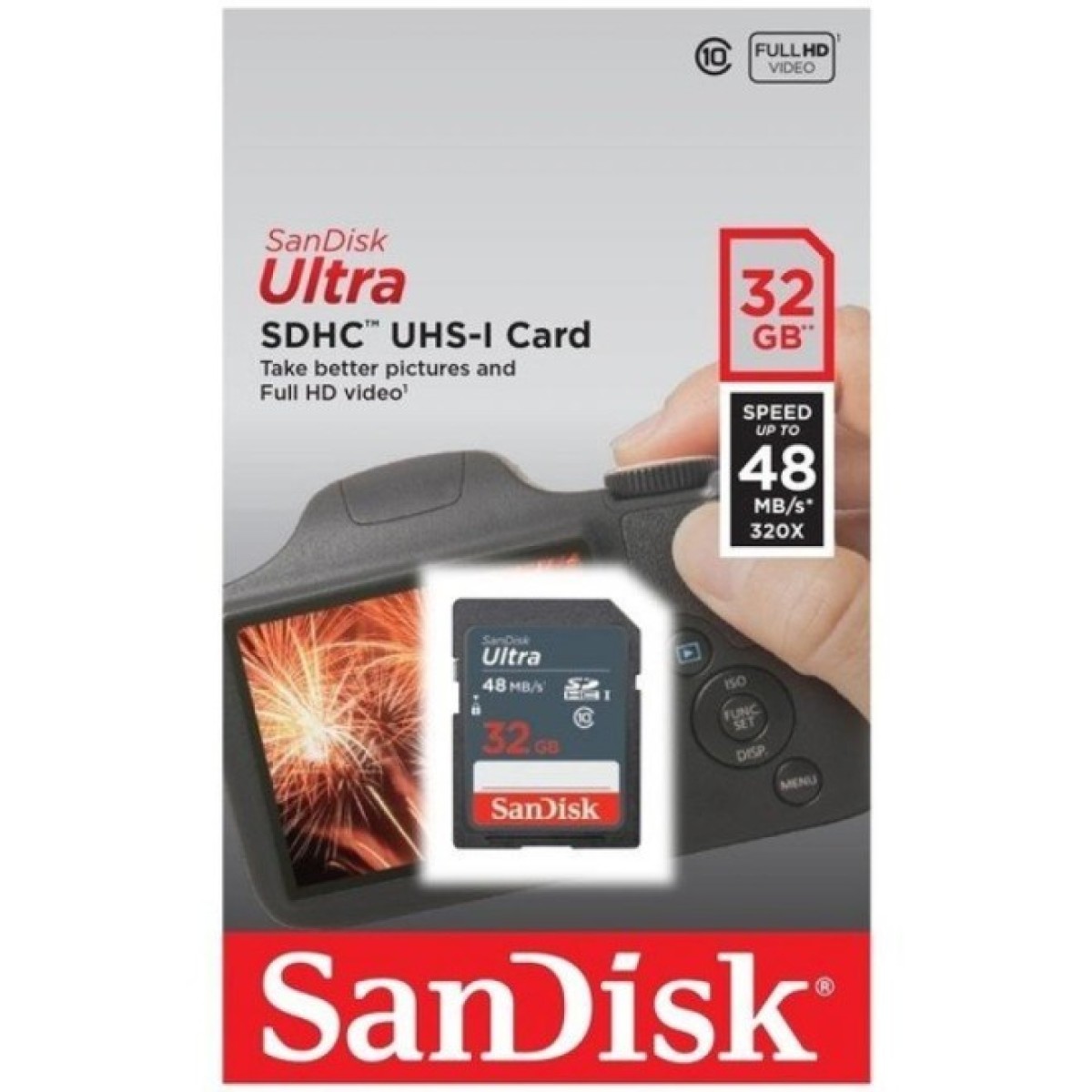 Карта пам'яті SanDisk 32GB SDHC class 10 UHS-I Ultra Lite (SDSDUNR-032G-GN3IN) 98_98.jpg - фото 3