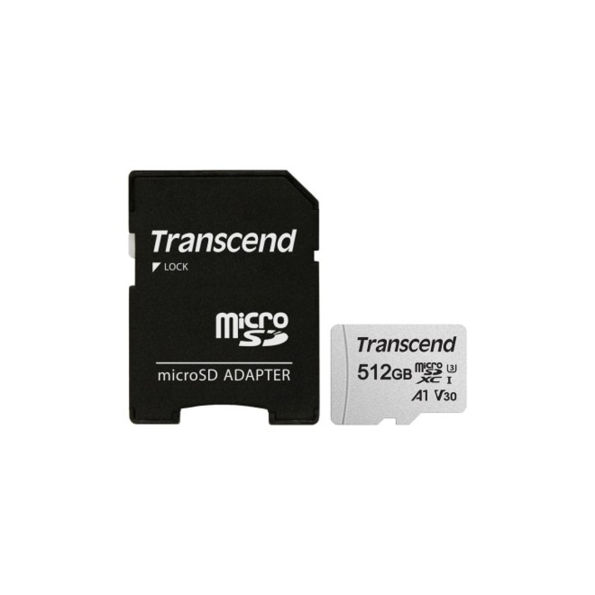 Карта пам'яті Transcend 512GB microSDXC Class 10 U3 (TS512GUSD300S-A) 256_256.jpg