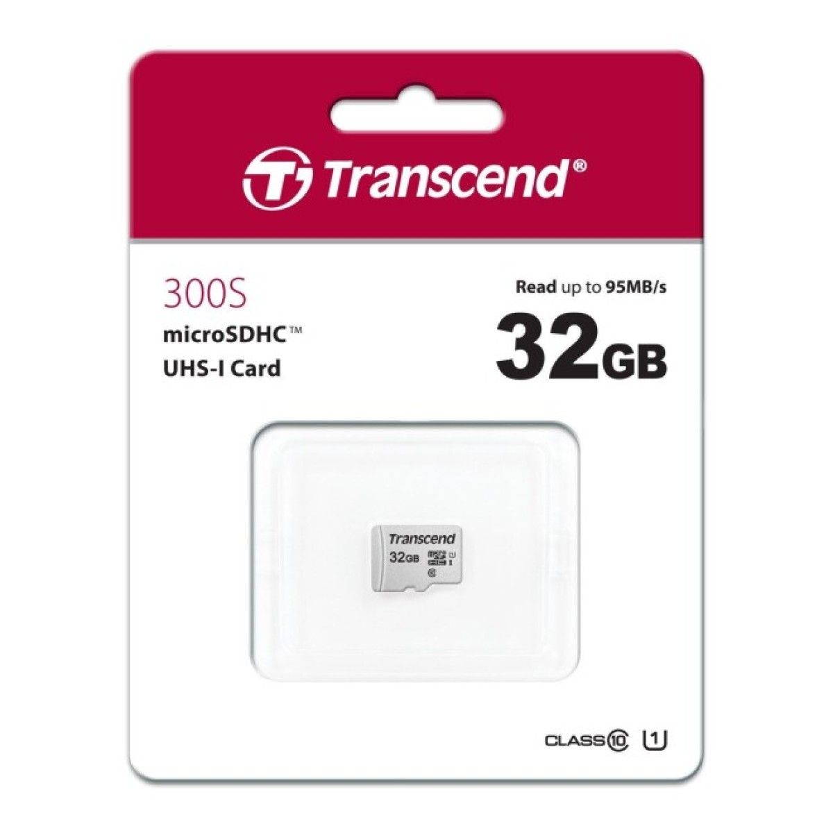 Карта памяти Transcend 32GB microSDHC class 10 UHS-I U1 (TS32GUSD300S) 98_98.jpg - фото 2