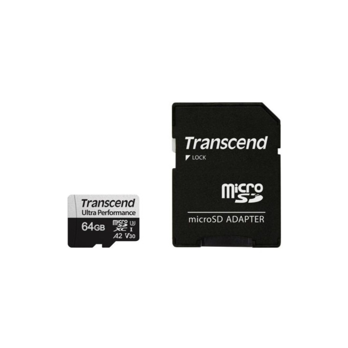 Карта памяти Transcend 64GB microSDXC class 10 UHS-I U3 A2 (TS64GUSD340S) 98_98.jpg - фото 1
