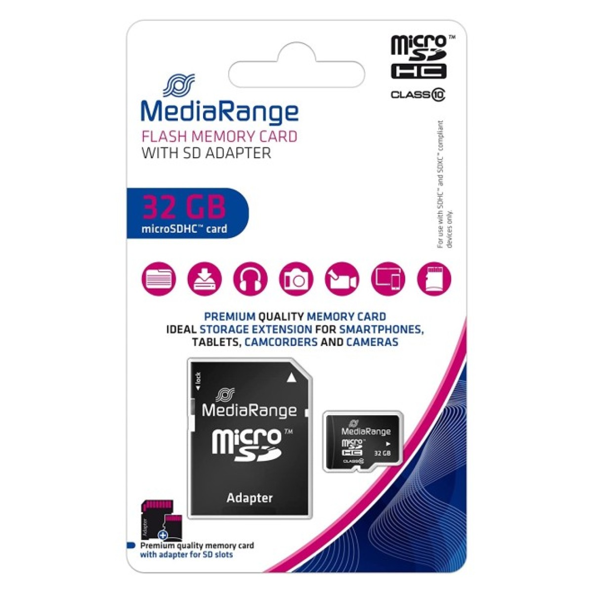 Карта пам'яті Mediarange 32GB microSD class 10 (MR959) 98_98.jpg - фото 2
