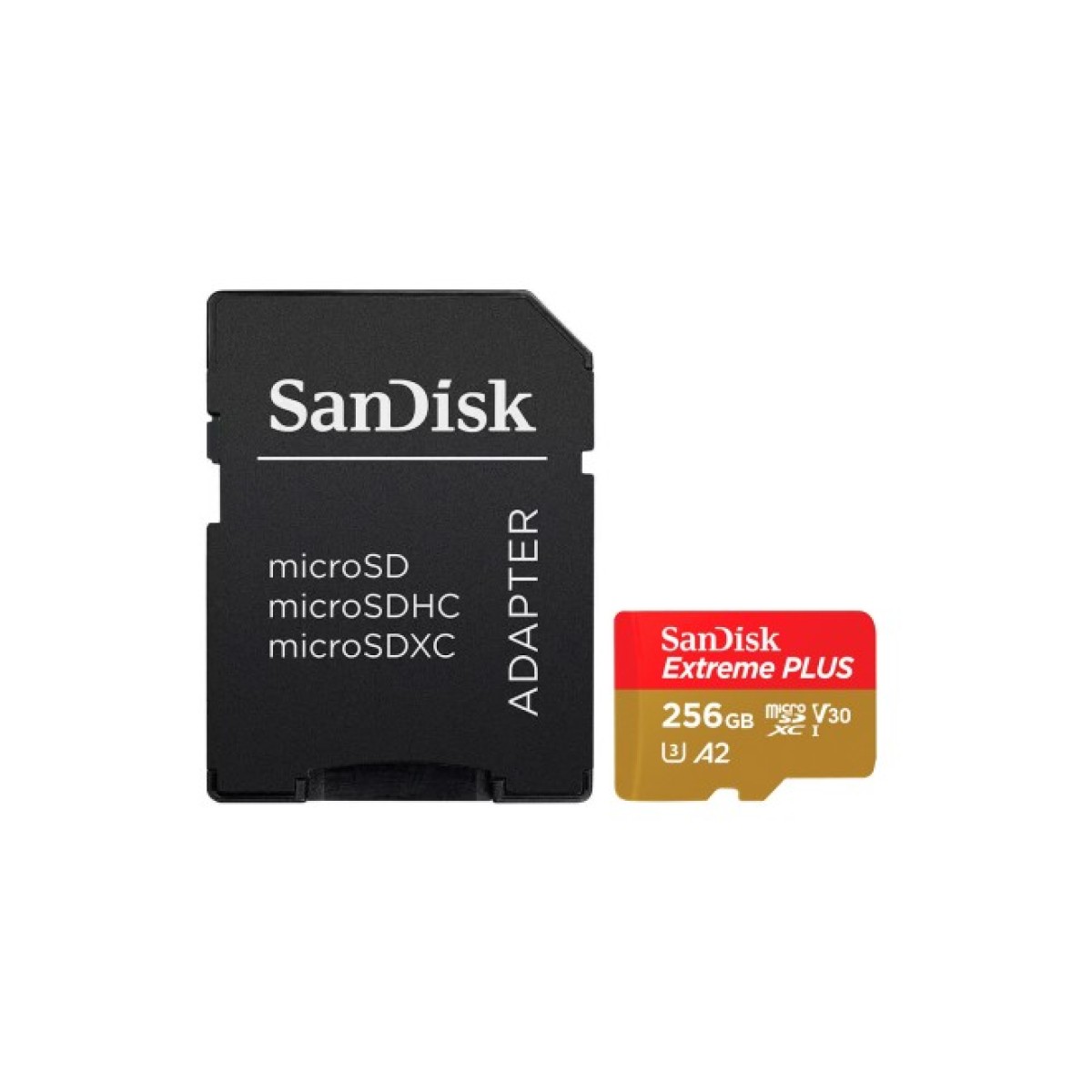 Карта памяти SanDisk 256GB microSD class 10 V30 Extreme PLUS (SDSQXBD-256G-GN6MA) 98_98.jpg - фото 1