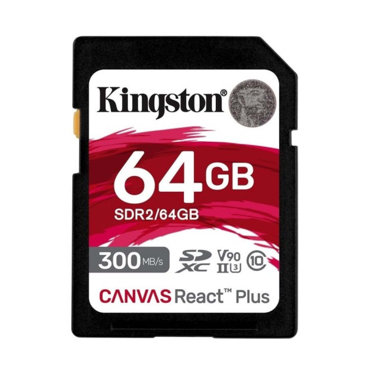 Карта памяти Kingston 64GB class 10 UHS-II U3 Canvas React Plus (SDR2/64GB) 256_256.jpg