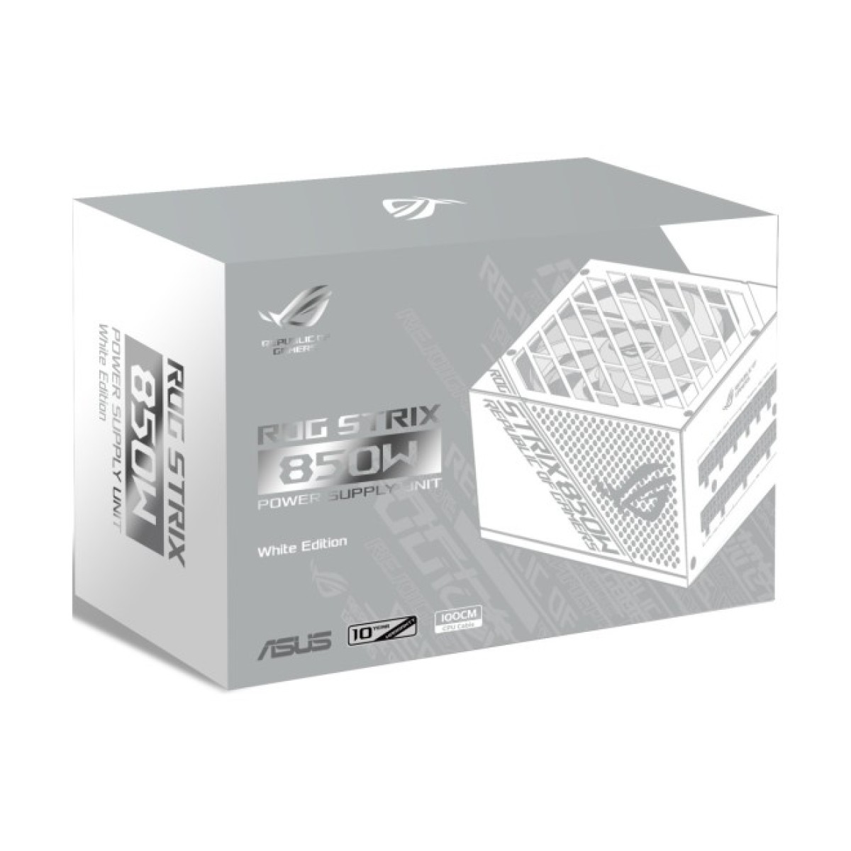 Блок живлення ASUS 850W ROG STRIX 80+ Gold White (90YE00A4-B0NA00) 98_98.jpg - фото 7