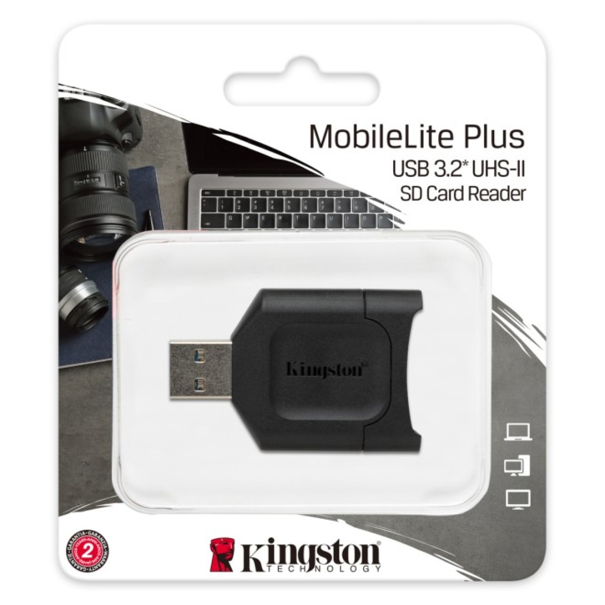 Зчитувач флеш-карт Kingston USB 3.1 SDHC/SDXC UHS-II MobileLite Plus (MLP) 98_98.jpg - фото 2