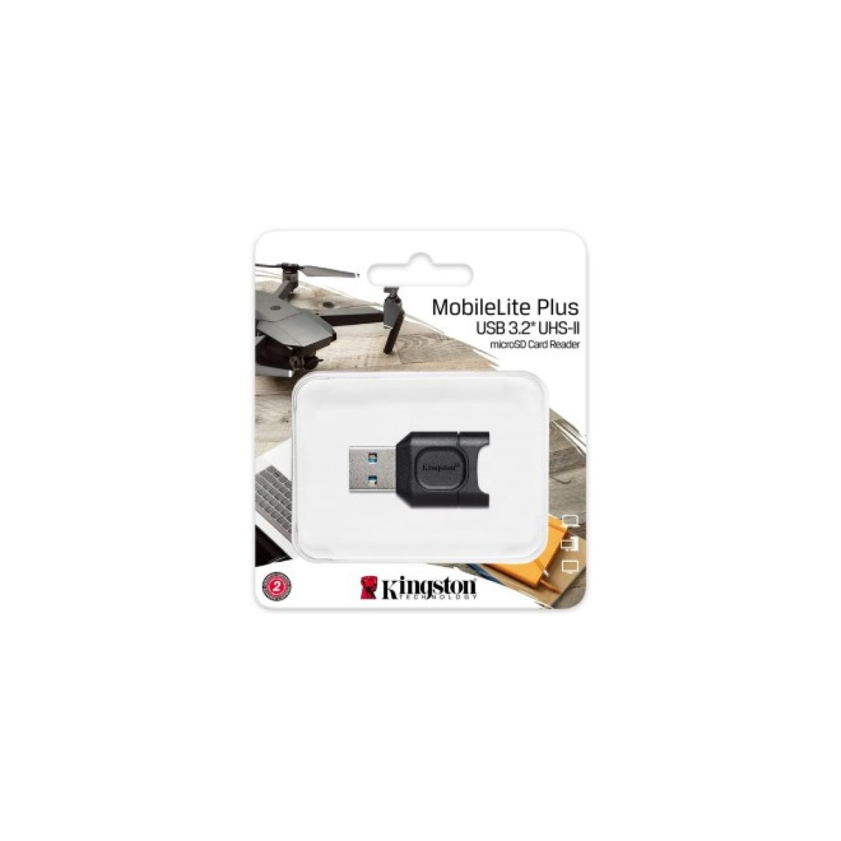Считыватель флеш-карт Kingston USB 3.1 microSDHC/SDXC UHS-II MobileLite Plus (MLPM) 98_98.jpg - фото 3
