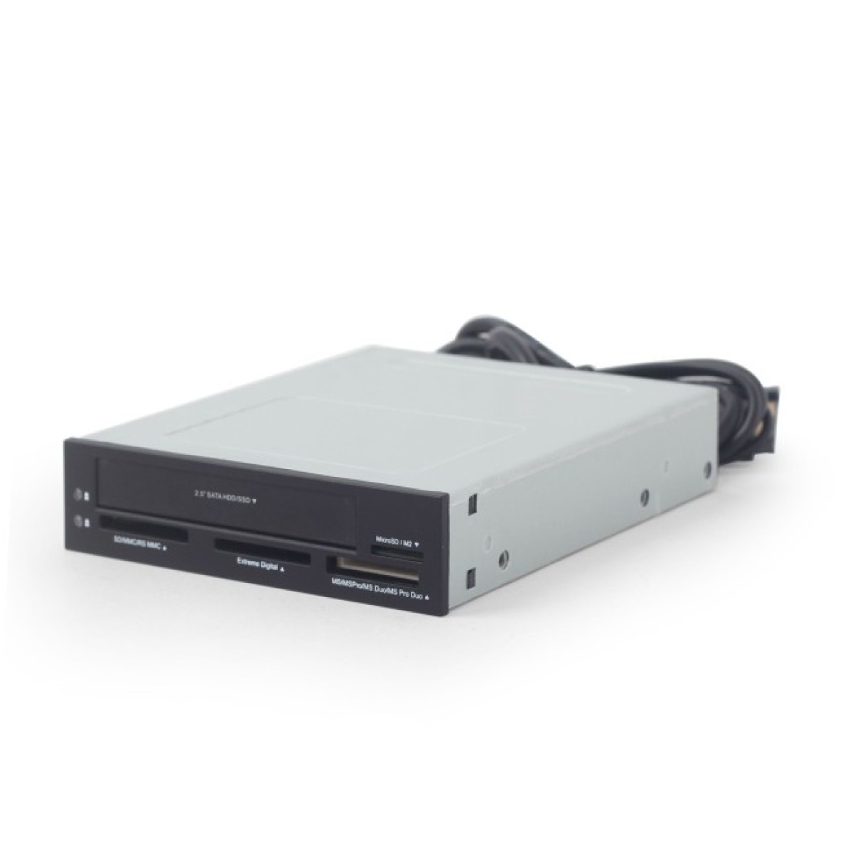 Зчитувач флеш-карт Gembird SD/MMC/RS-MMC/MicroSD + 2.5'' HDD/SSD (FDI2-ALLIN1-03) 98_98.jpg - фото 4