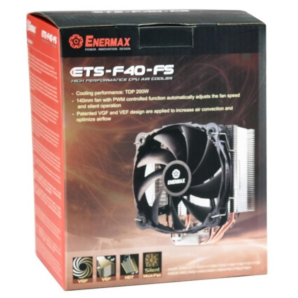 Кулер для процессора Enermax ETS-F40 Silent Edition (ETS-F40-FS) 98_98.jpg - фото 2