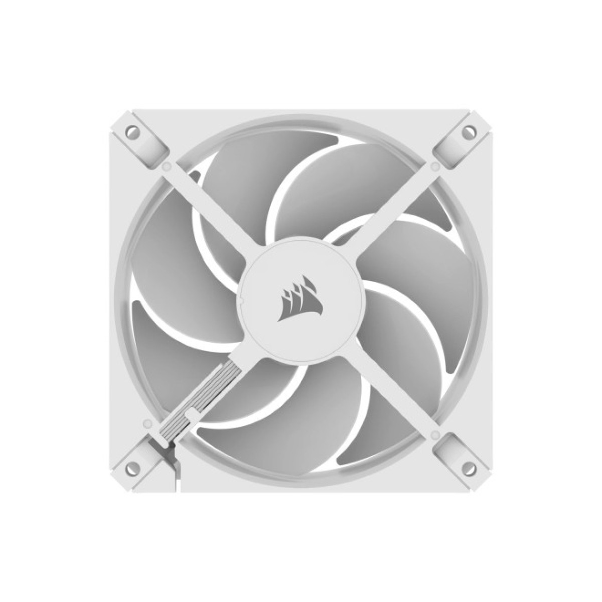 Кулер до корпусу Corsair iCUE AR120 Digital RGB 120mm PWM Fan - White (CO-9050168-WW) 98_98.jpg - фото 2