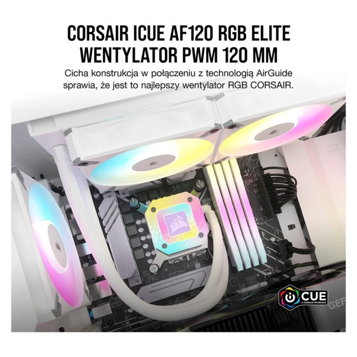 Кулер для корпуса Corsair AF120 RGB Elite White Triple Pack (CO-9050158-WW) 98_98.jpg - фото 4