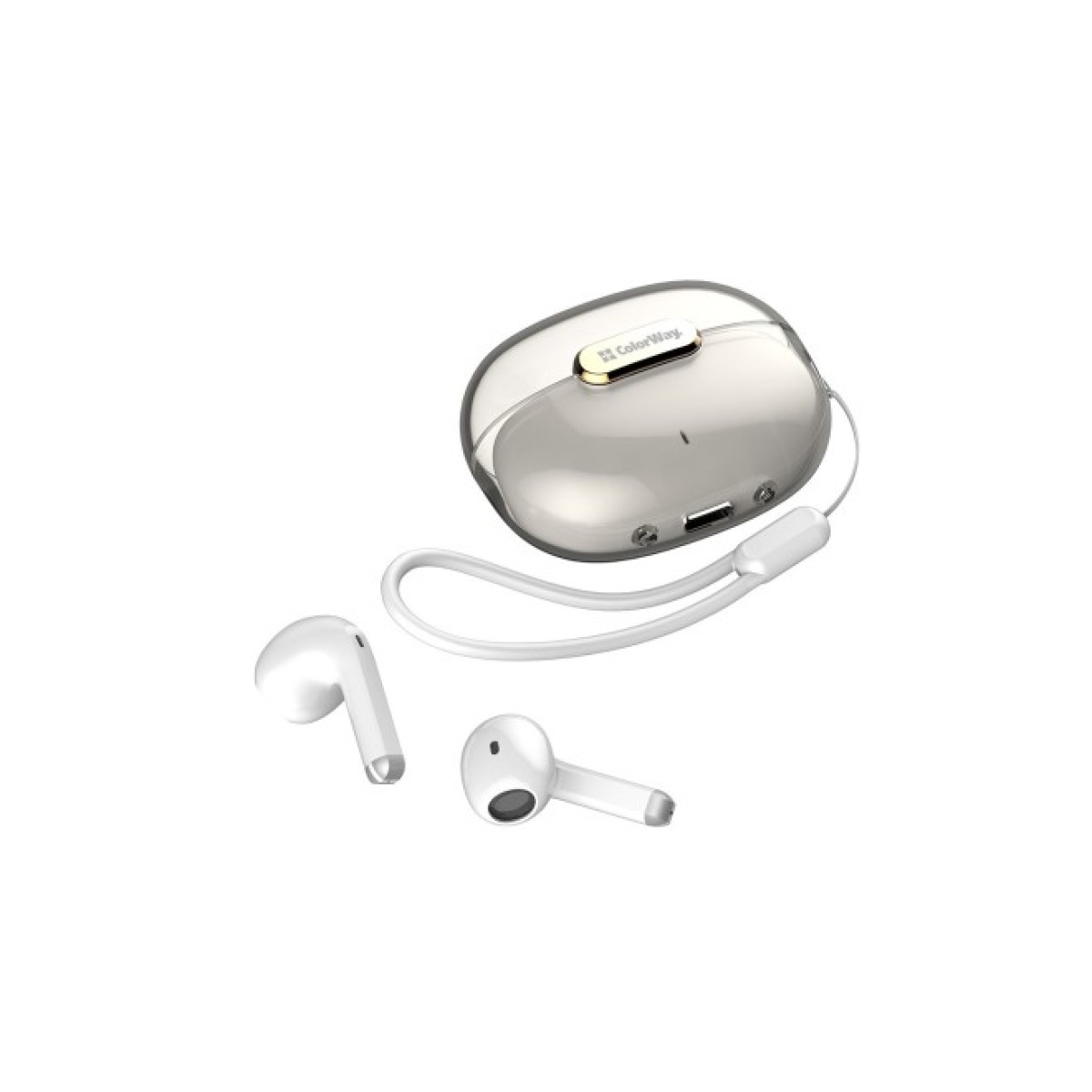 Наушники ColorWay Slim TWS-2 Earbuds White (CW-TWS2WT) 98_98.jpg - фото 3