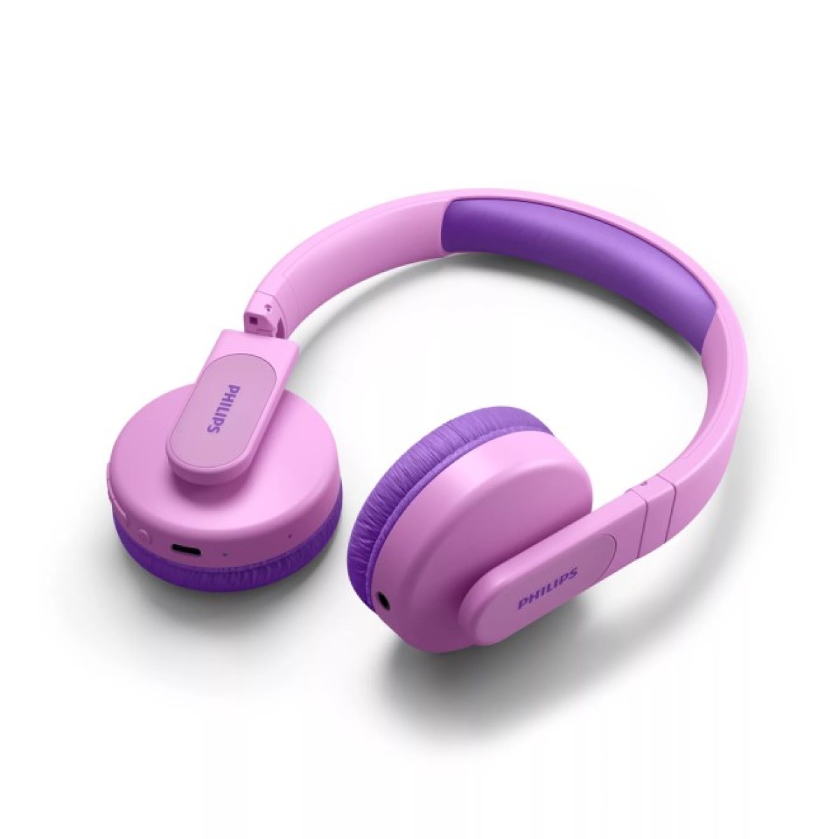 Наушники Philips Kids TAK4206 On-ear Colored light panels Wireless Pink (TAK4206PK/00) 98_98.jpg - фото 2