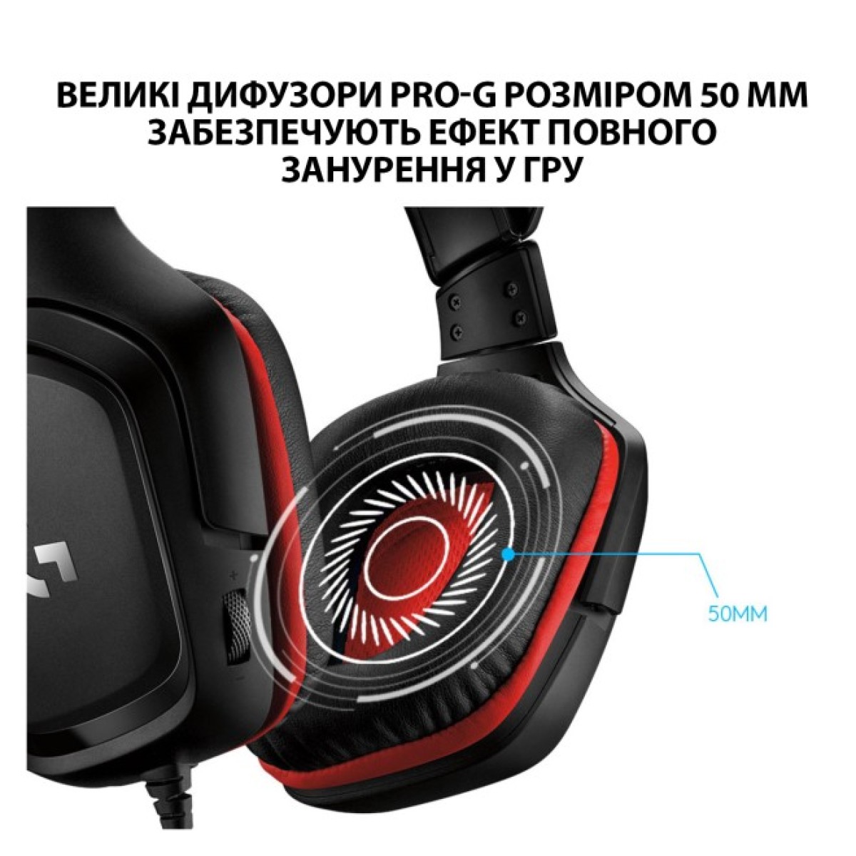 Наушники Logitech G332 Wired Gaming Headset (981-000757) 98_98.jpg - фото 6