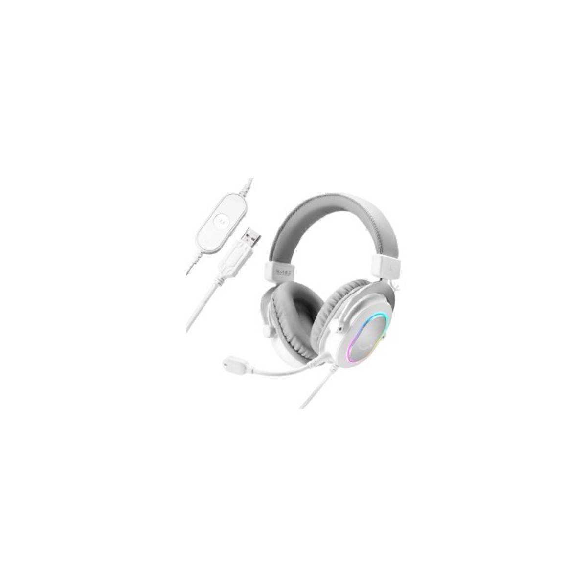 Наушники Fifine H6 RGB 7.1 White (H6W) 256_256.jpg