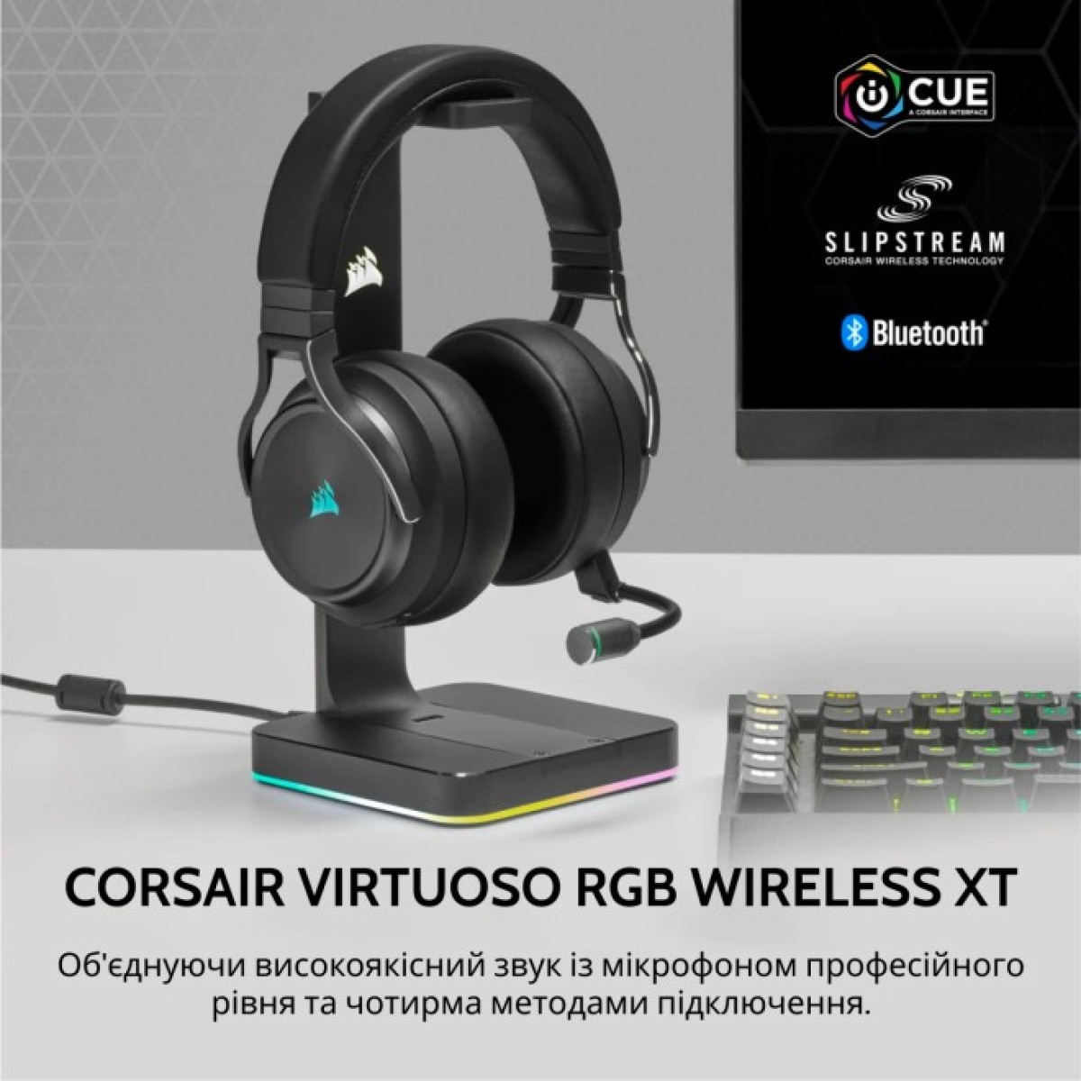 Навушники Corsair Corsair Virtuoso RGB Wireless XT (CA-9011188-EU) 98_98.jpg - фото 5