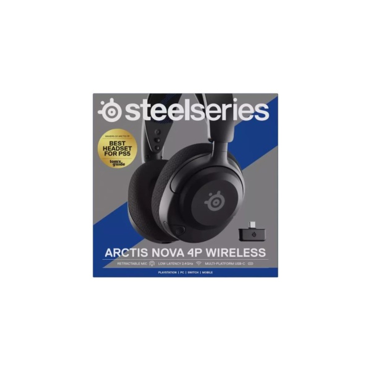 Навушники SteelSeries Arctis Nova 4P Wireless Black (SS61641) 98_98.jpg - фото 4