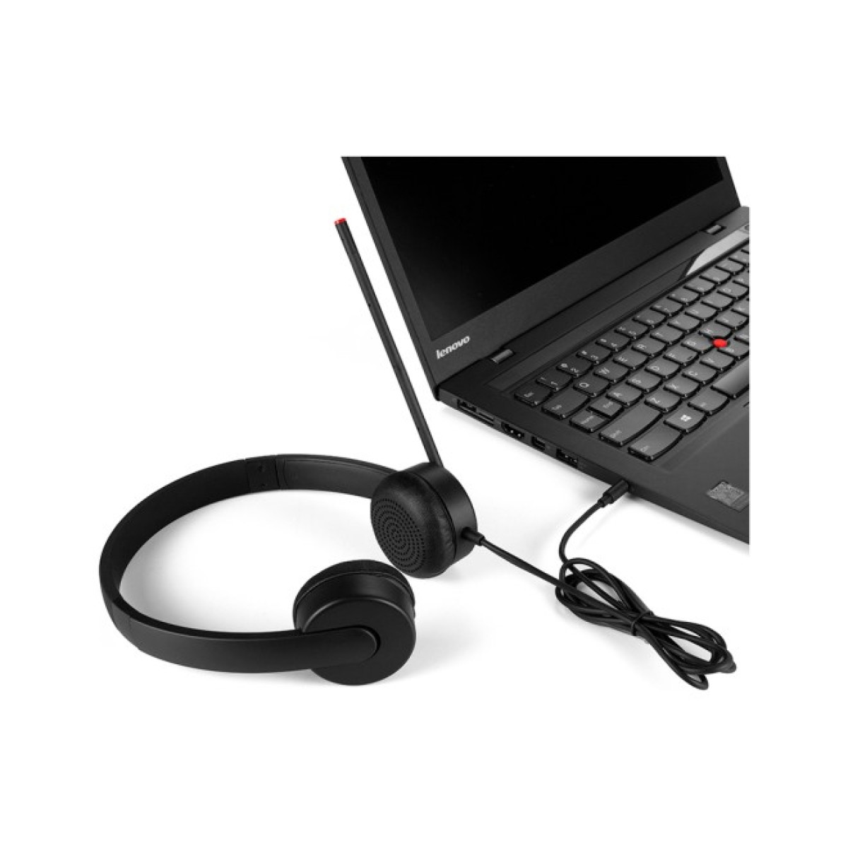 Навушники Lenovo Essential Stereo Headset (4XD0K25030) 98_98.jpg - фото 2