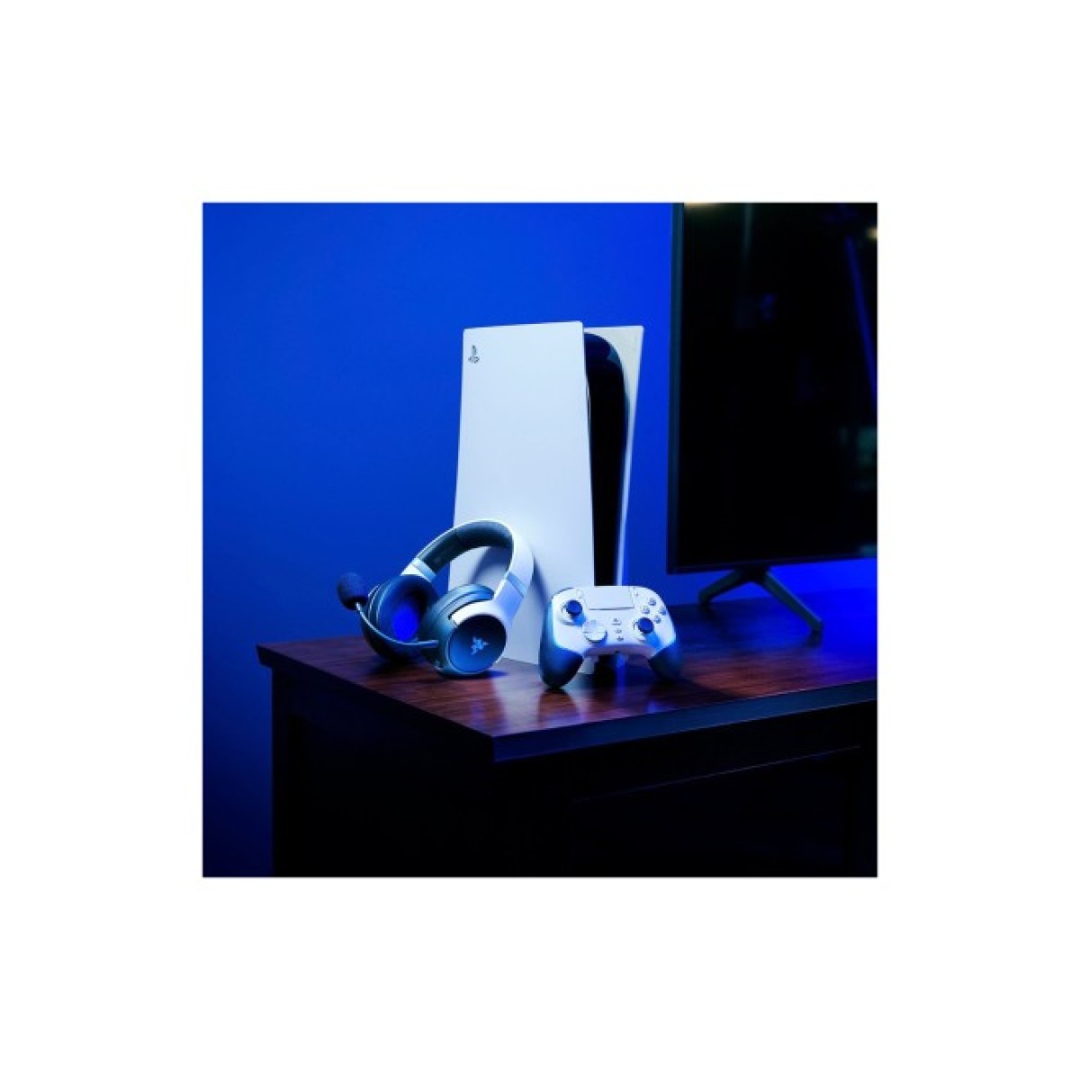 Наушники Razer Kaira Pro Hyperspeed for PS5 Bluetooth White-Black (RZ04-04030200-R3G1) 98_98.jpg - фото 6