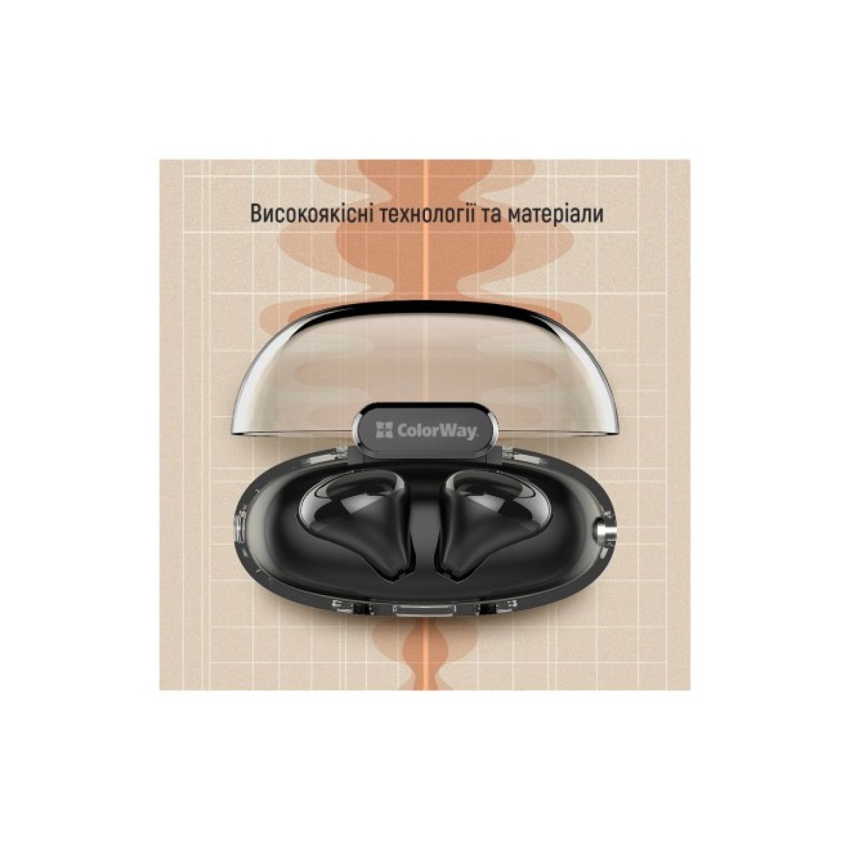 Навушники ColorWay Slim TWS-2 Earbuds Black (CW-TWS2BK) 98_98.jpg - фото 7