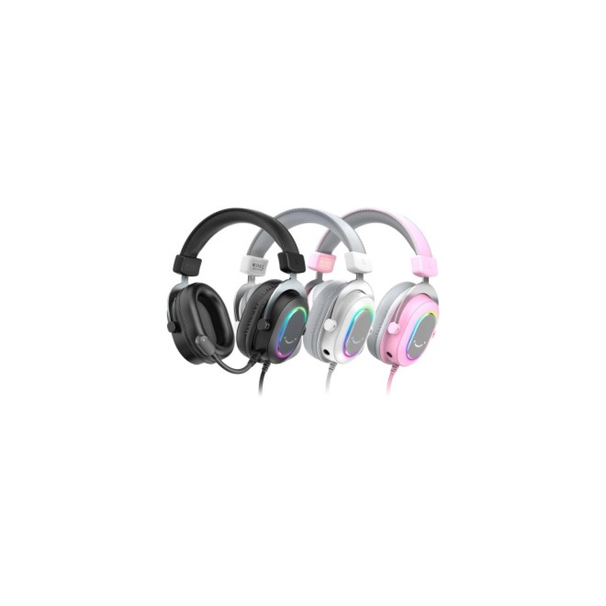Навушники Fifine H6 RGB 7.1 Pink (H6P) 98_98.jpg - фото 3