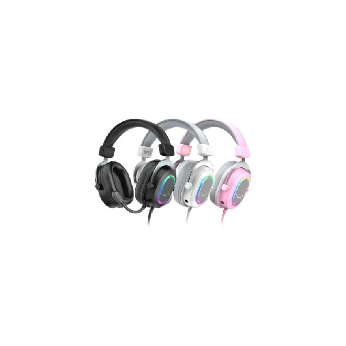 Наушники Fifine H6 RGB 7.1 Pink (H6P) 98_98.jpg - фото 3