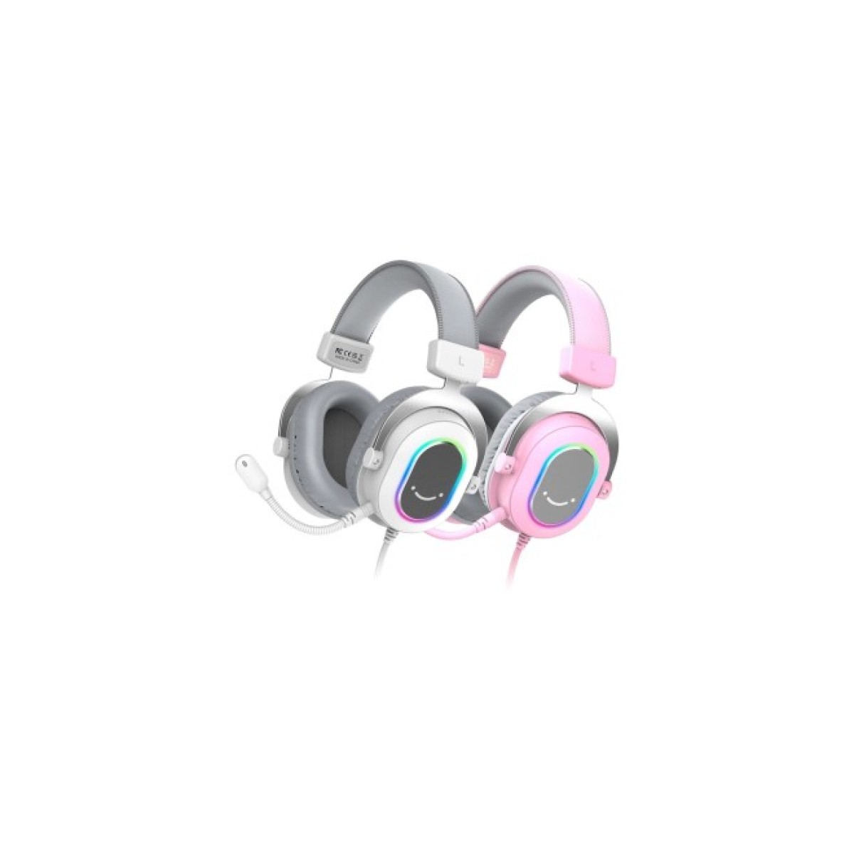 Навушники Fifine H6 RGB 7.1 Pink (H6P) 98_98.jpg - фото 5