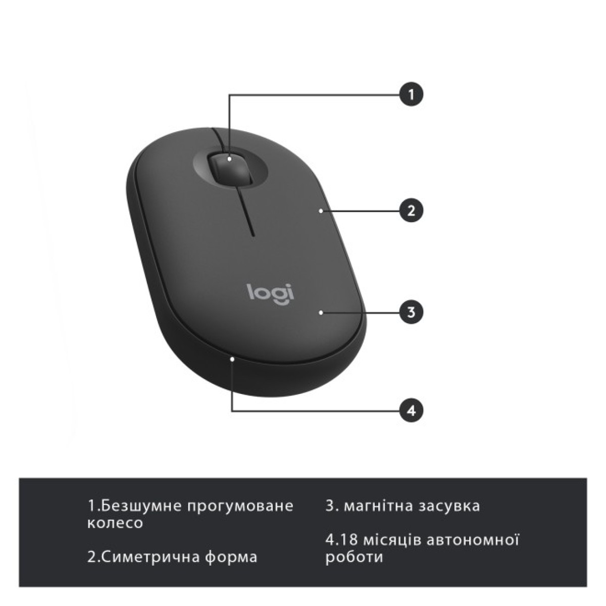 Комплект Logitech MK470 Slim Wireless UA Graphite (920-009204) 98_98.jpg - фото 2