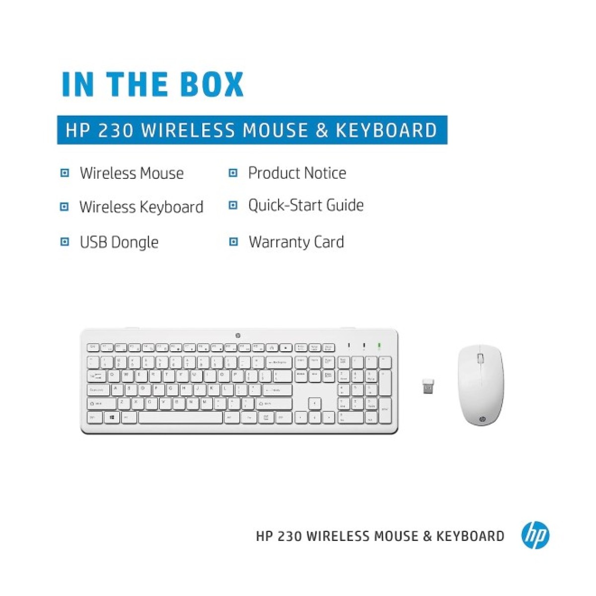Комплект HP 230 Wireless UA White (3L1F0AA) 98_98.jpg - фото 2