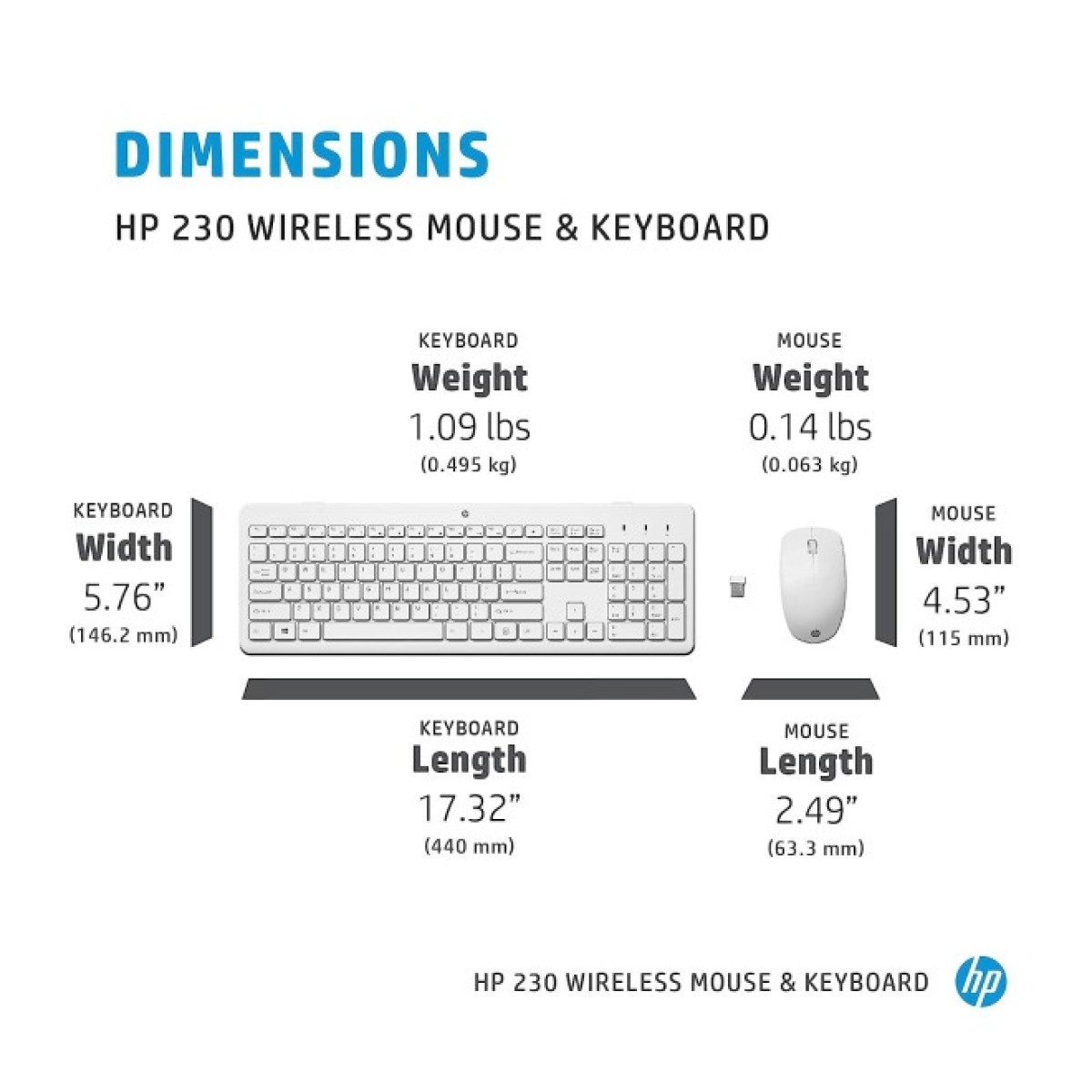 Комплект HP 230 Wireless UA White (3L1F0AA) 98_98.jpg - фото 4