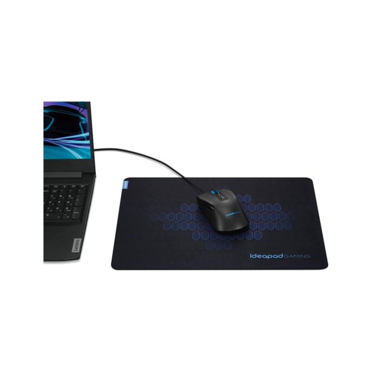 Килимок для мишки Lenovo IdeaPad Gaming MousePad M Dark Blue (GXH1C97873) 98_98.jpg - фото 2