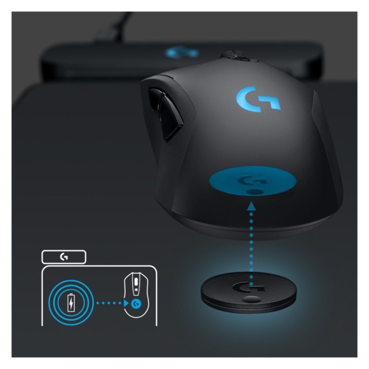 Килимок для мишки Logitech G PowerPlay Charging System Mouse Pad (943-000110) 98_98.jpg - фото 8